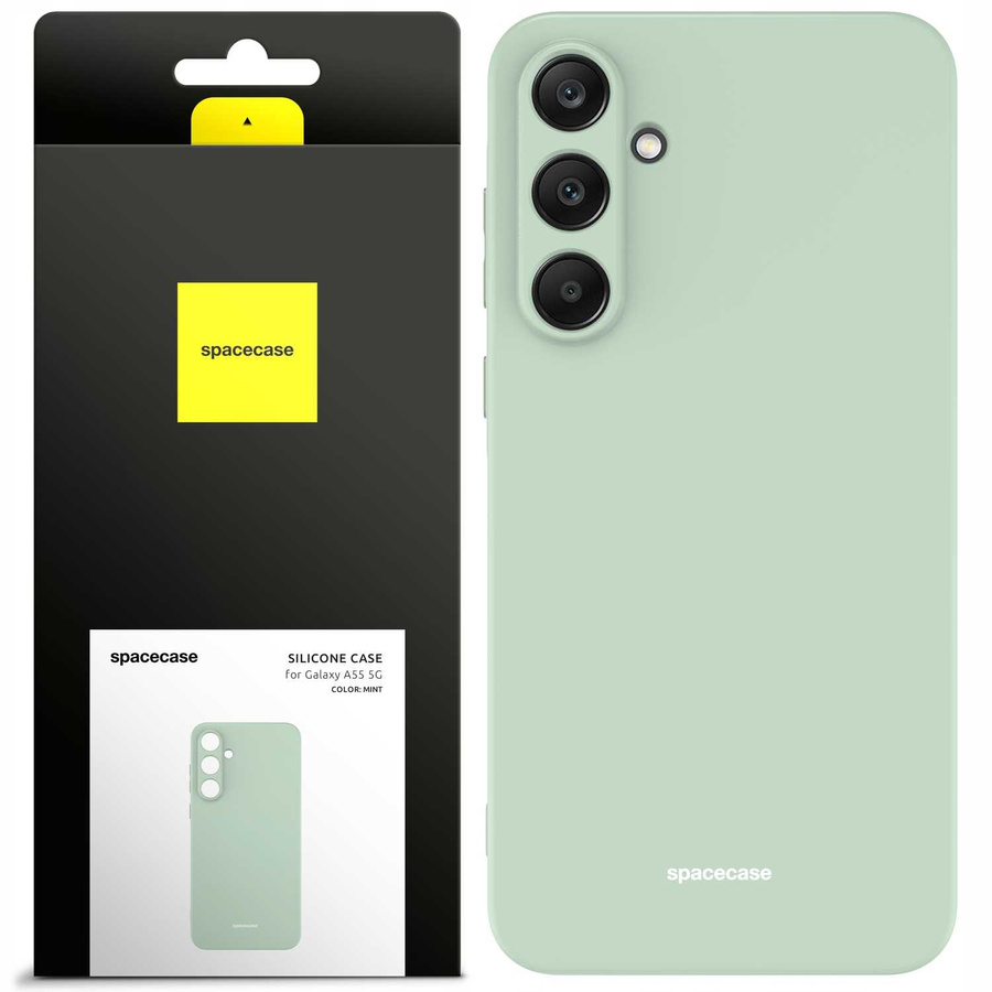 Spacecase Maciņš Silicone Case Galaxy A55 5G piparmētru
