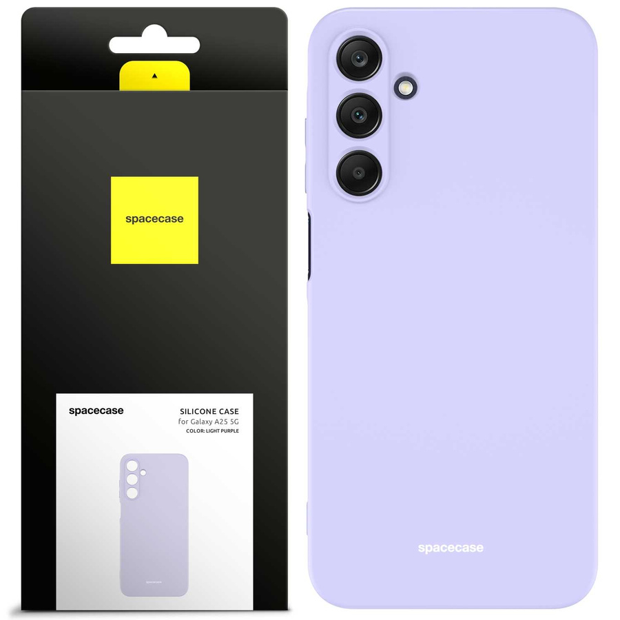 Spacecase Maciņš Silicone Case Galaxy A25 5G gaiši violets