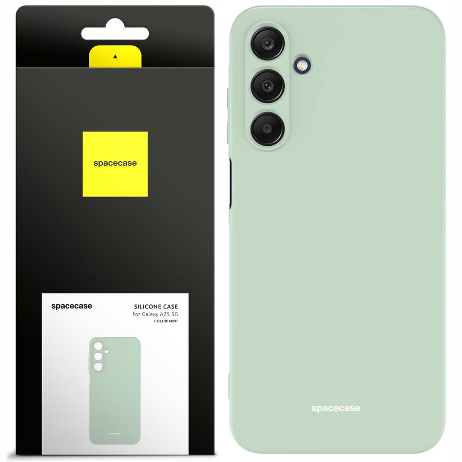 Spacecase Maciņš Silicone Case Galaxy A25 5G piparmētru