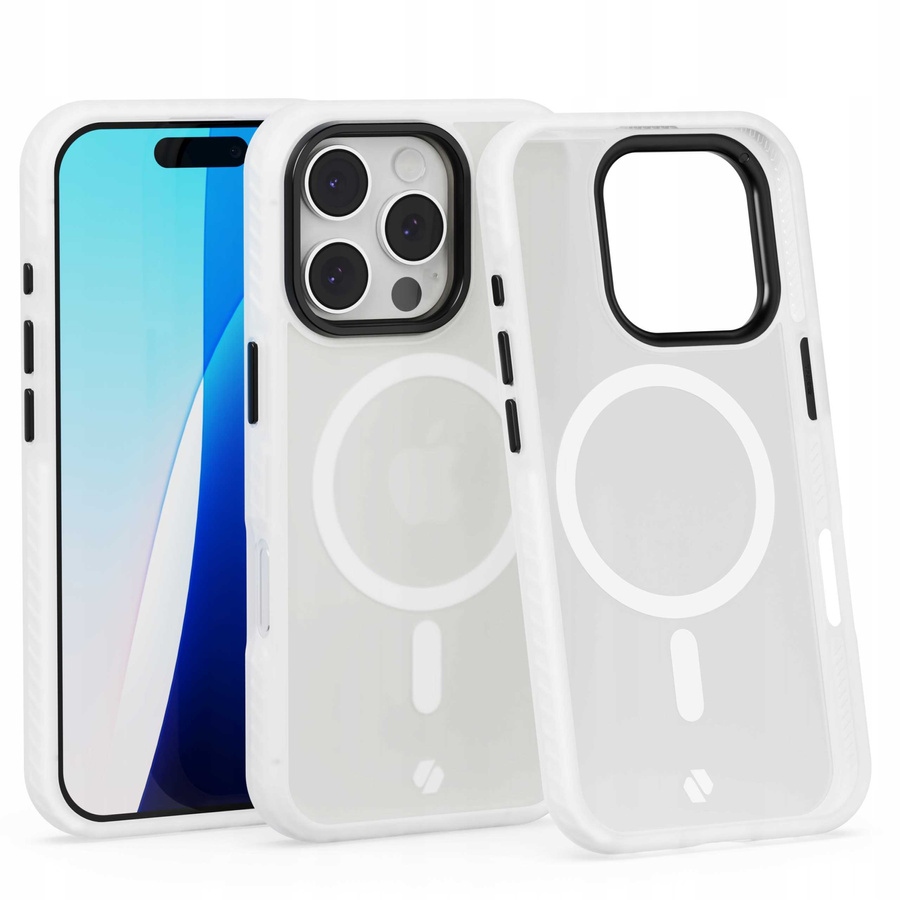 Spacecase Maciņš Hybrid Fusion Mag iPhone 16 Pro caurspīdīgs