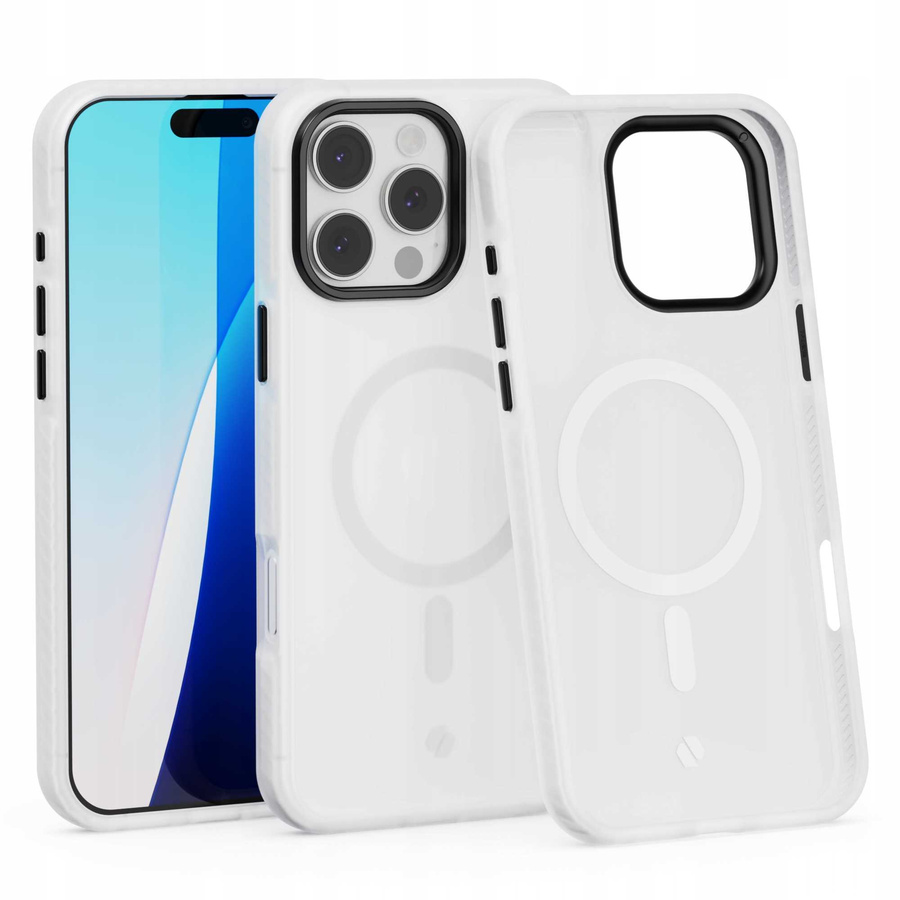 Spacecase Maciņš Hybrid Fusion Mag iPhone 16 Pro Max caurspīdīgs