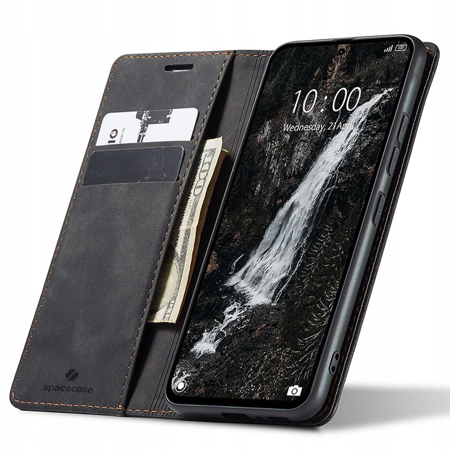 Spacecase Maciņš-maks Xiaomi Redmi Note 14 5G / POCO M7 Pro 5G melns