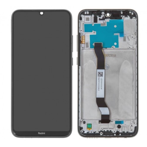 LCD Displejs Saderīgs ar Xiaomi Redmi Note 8 (Note 8 2021) ar Frame / Melns / HQ