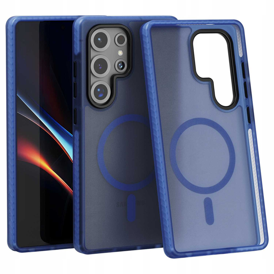 Spacecase Hybrid Fusion Mag maciņš Galaxy S25 Ultra zils