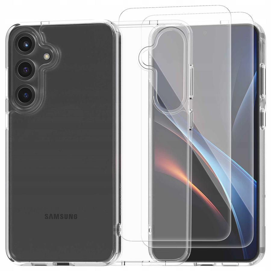 Spacecase Caurspīdīgs Hybrid maciņš Galaxy S25