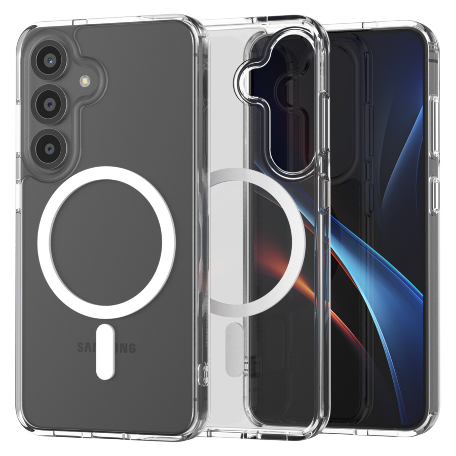 Spacecase Caurspīdīgs Mag maciņš Galaxy S25