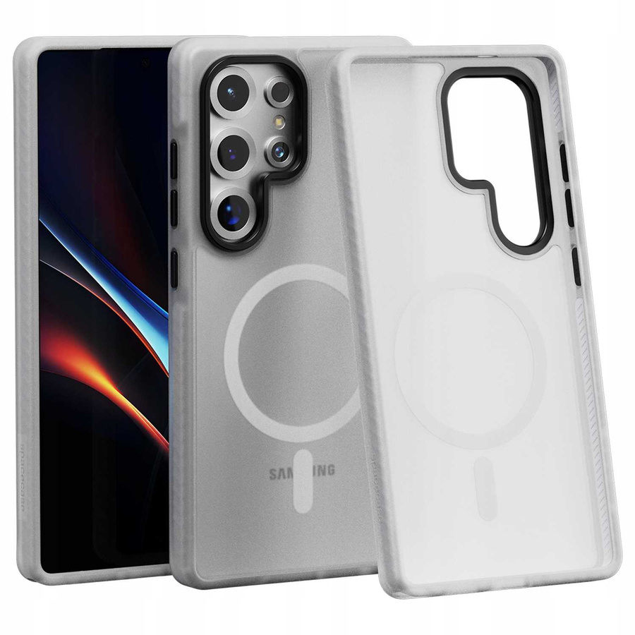 Spacecase Hybrid Fusion Mag maciņš Galaxy S25 Ultra balts