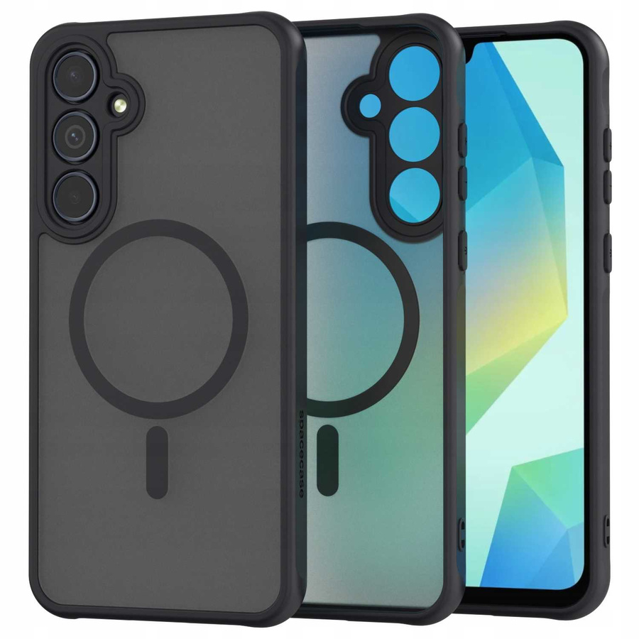 Spacecase Hybrid Mag maciņš Galaxy A16 5G melns