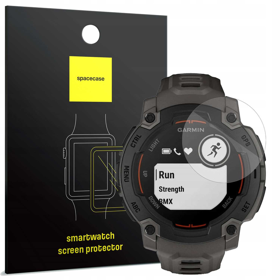 Spacecase Rūdīts stikls SW Glass 2.5D Garmin Instinct E 45mm