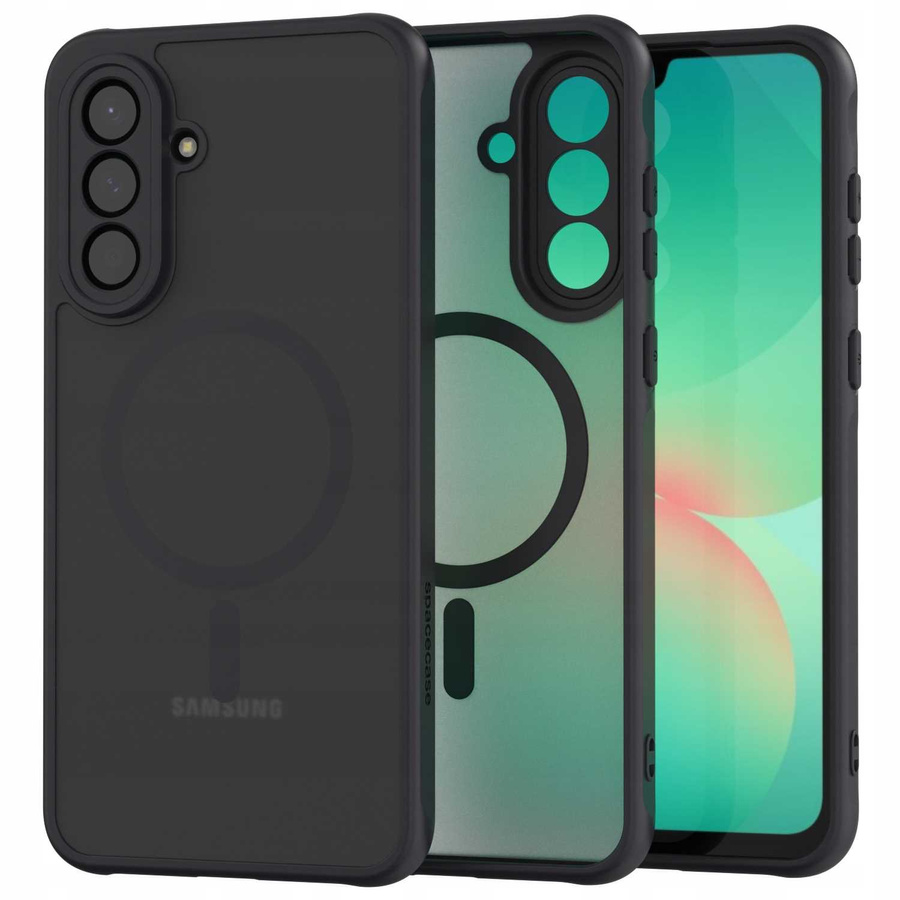 Spacecase Hybrid Mag maciņš Galaxy A26 5G melns
