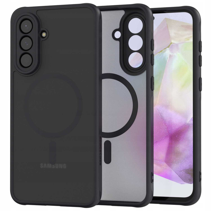 Spacecase Hybrid Mag maciņš Galaxy A36 5G melns