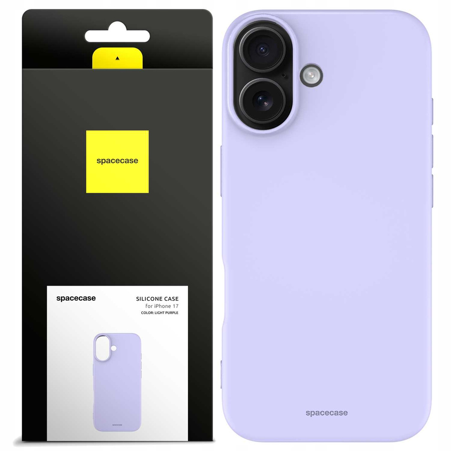 Spacecase Silikona maciņš 3.0 iPhone 17 gaiši violets