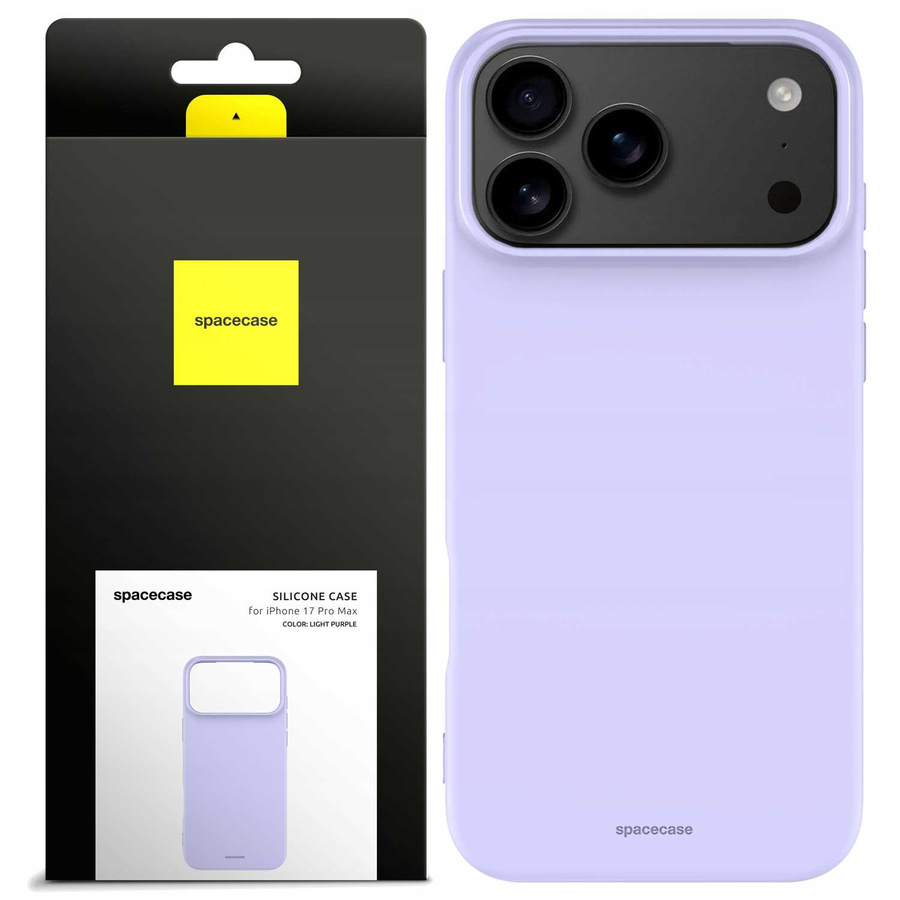 Spacecase Silikona maciņš 3.0 iPhone 17 Pro Max violets