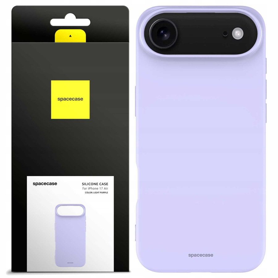 Spacecase Silikona maciņš 3.0 iPhone 17 Air gaiši violets