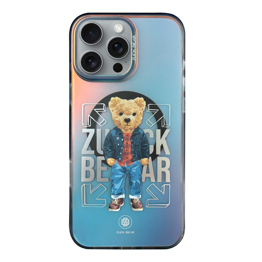 ZUCK BEAR CALIFORNIA COOL IPHONE 16 PRO MAX PLAID SHIRT