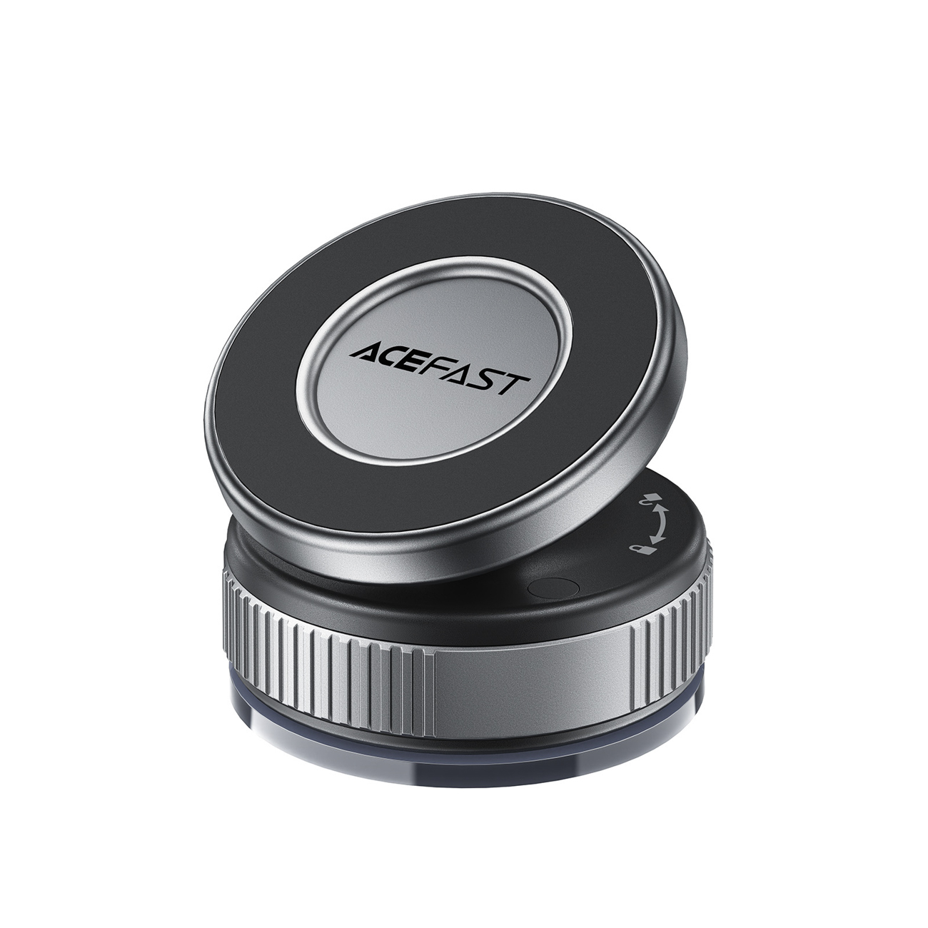 Acefast E27 magnētiskais paneļa/vējstikla turētājs ar piesūcekni - melns