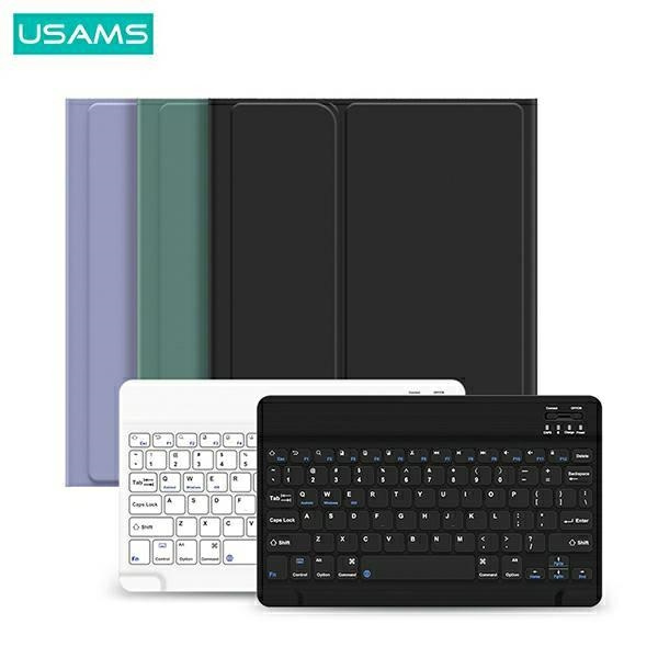 USAMS Winro maciņš ar tastatūru iPad Pro 11" zaļš maciņš-balta tastatūra IP011YRXX02 (US-BH645)