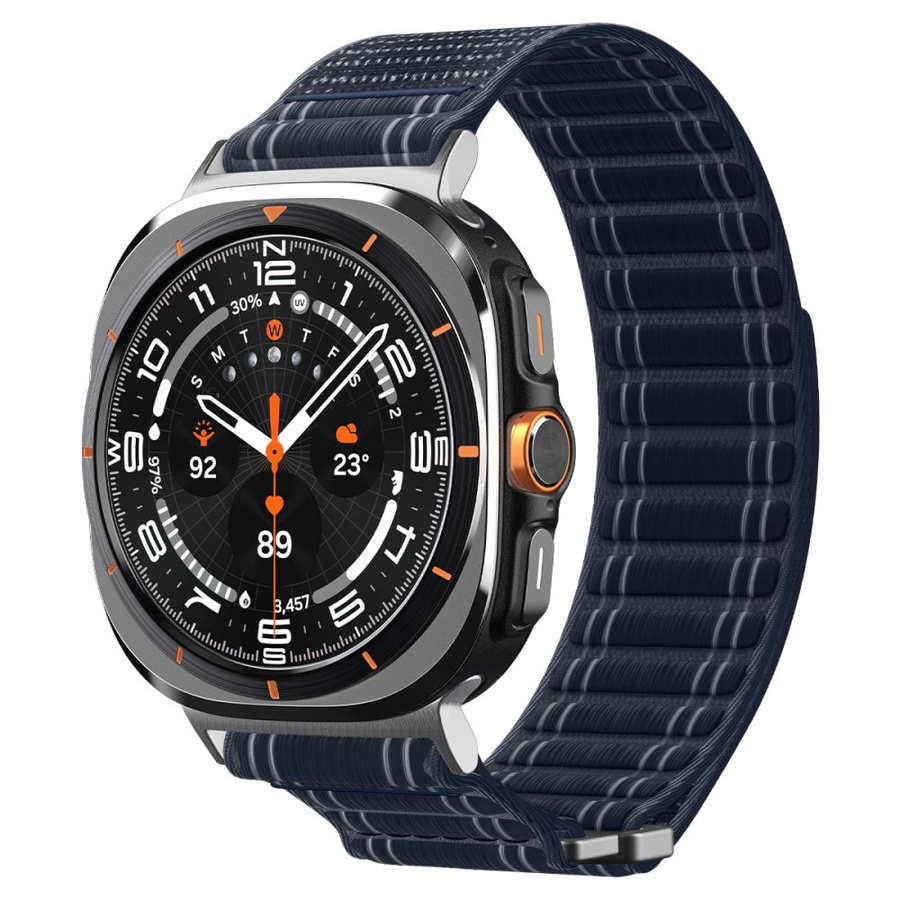 SPIGEN WBF0 siksniņa SAMSUNG GALAXY WATCH ULTRA 2024 / 2025 (47 MM) tumši zils