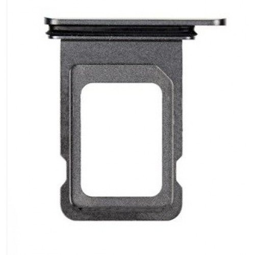 SIM Holder Saderīgs ar Apple iPhone 11 Pro Max SIM card holder Melns