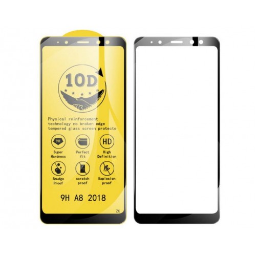Screen Protection "Silk Full Glue 5D" Huawei P40 Lite E Melns
