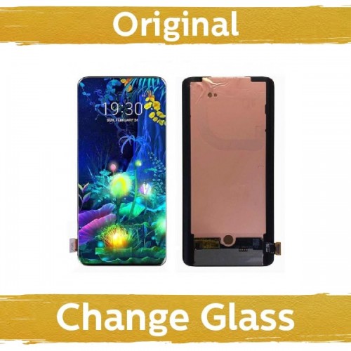 LCD Displejs Saderīgs ar OnePlus 7T Pro / 7 Pro Melns (Renewed: China)