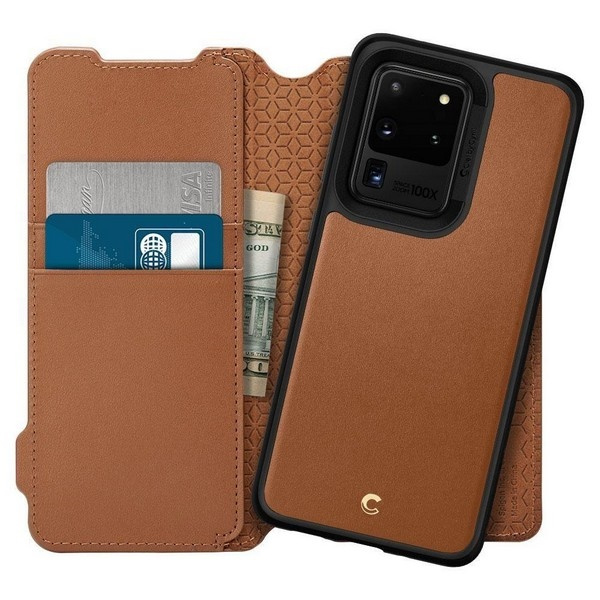 Spigen Ciel Wallet Sam G988 S20 Ultrabrūns/brown ACS00733