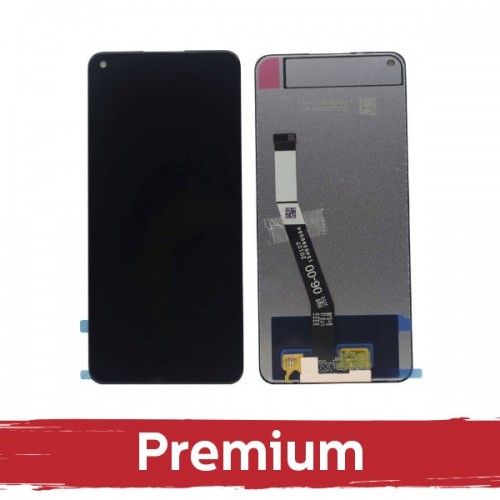 LCD Displejs Saderīgs ar Xiaomi Redmi Note 9 Melns OEM