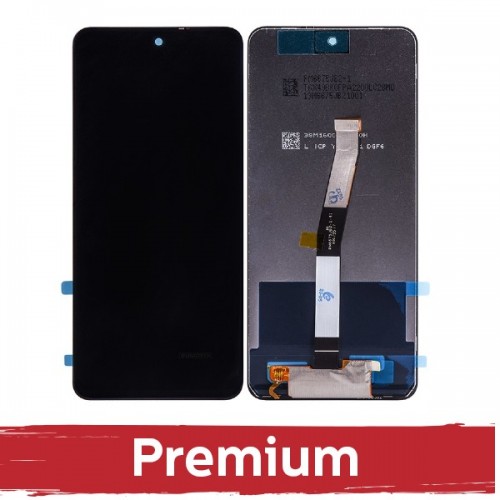 LCD Displejs Saderīgs ar Xiaomi Redmi Note 9S / Note 9 Pro Melns OEM