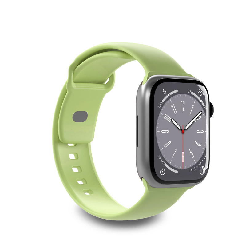 PURO ICON - elastīgs siksniņa Apple Watch 38/40/41/42 mm (S/M & M/L) (Matcha zaļš)