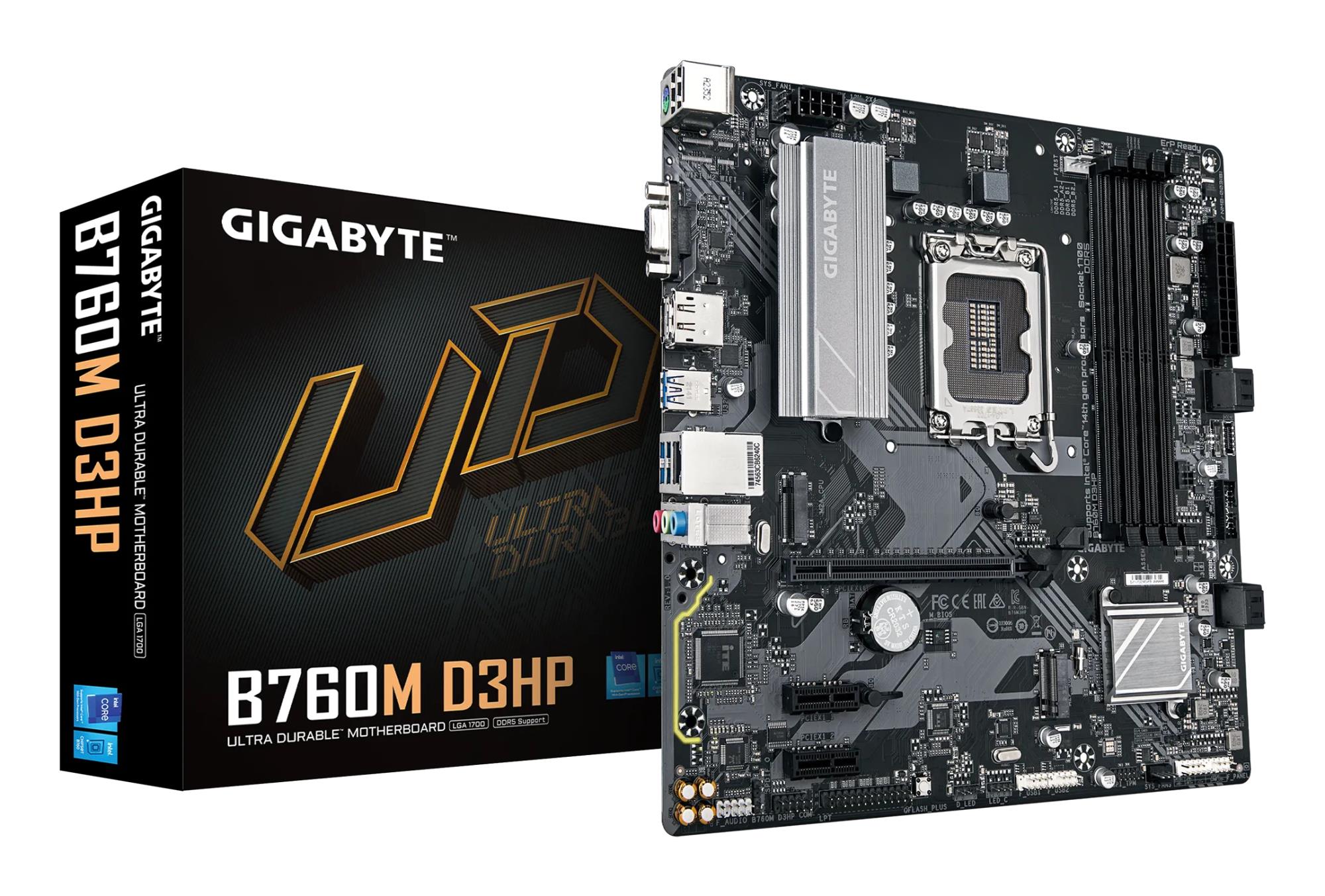 Mātesplate GIGABYTE Intel B760 LGA1700 DDR5 Micro-ATX
