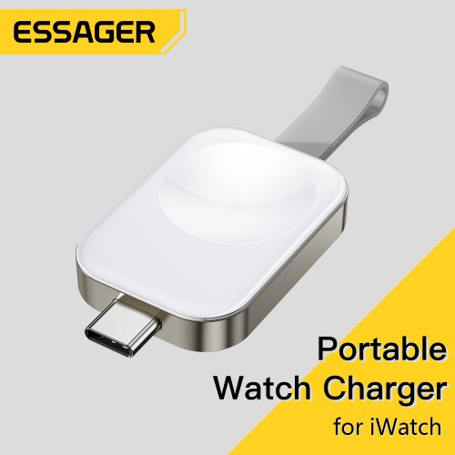 Bezvadu Lādētājs Essager "Bay Portable C" Balts (Apple Watch)