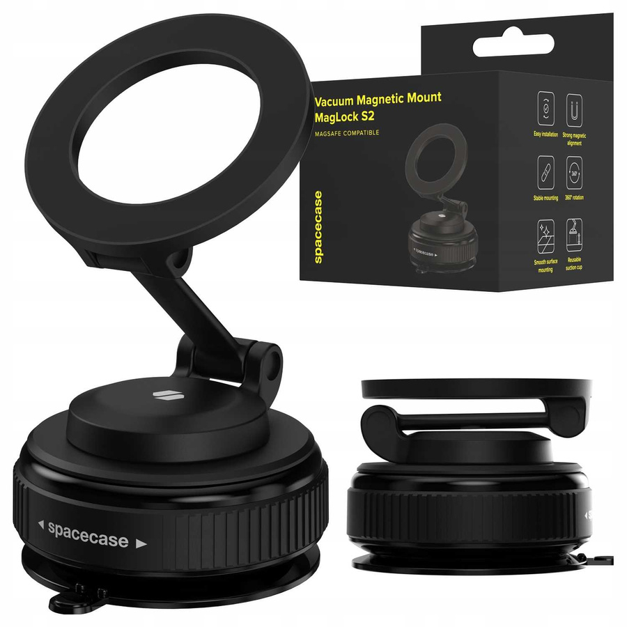 Spacecase Vacuum Magnetic Mount MagLock S2