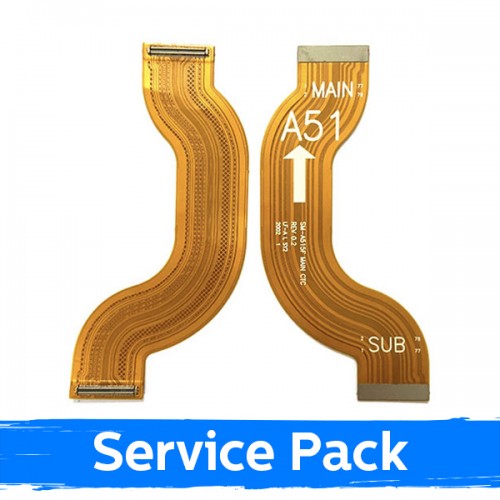 Flex Kabelis Saderīgs ar Samsung A515 2020 A51 Main Flex (Charging) 100% Original (Service Pack)