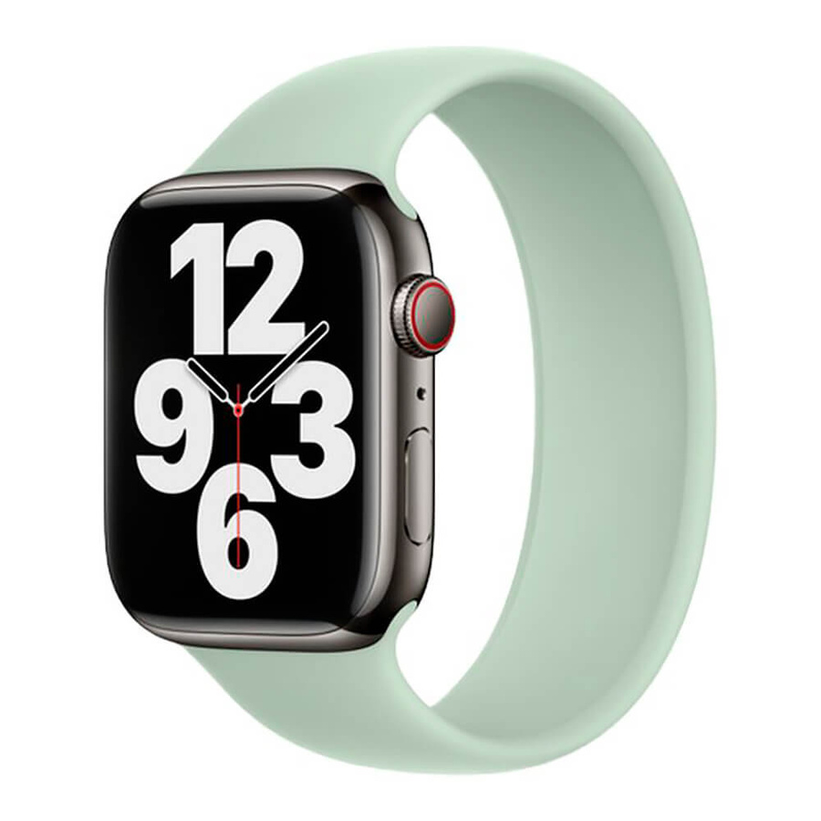 APPLE SIKSNIŅA APPLE WATCH SOLO LOOP 42/44/45MM SIZE 8 MINERAL GREEN bez iepakojuma
