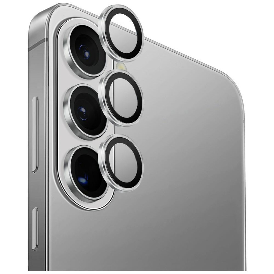 UNIQ Optix Aluminium Camera Lens kameras stikls Samsung Galaxy S26 / S26 Plus sudraba