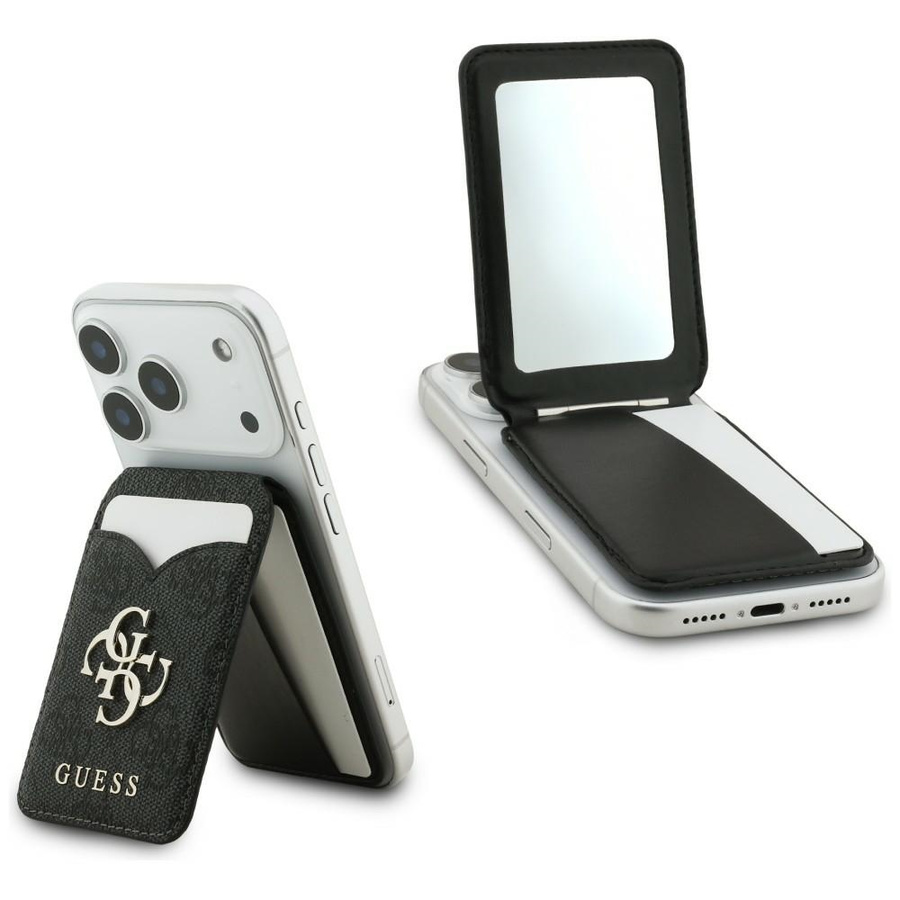 Guess 4G Stand & Mirror Magsafe maks ar spoguļi melns