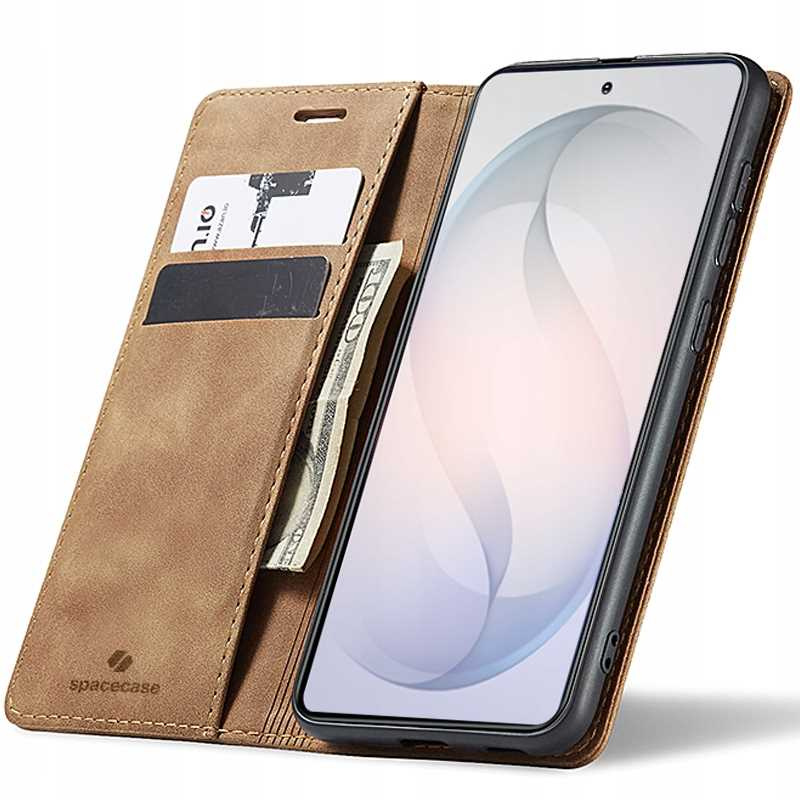 Spacecase Etui Wallet Galaxy S26+ light brown