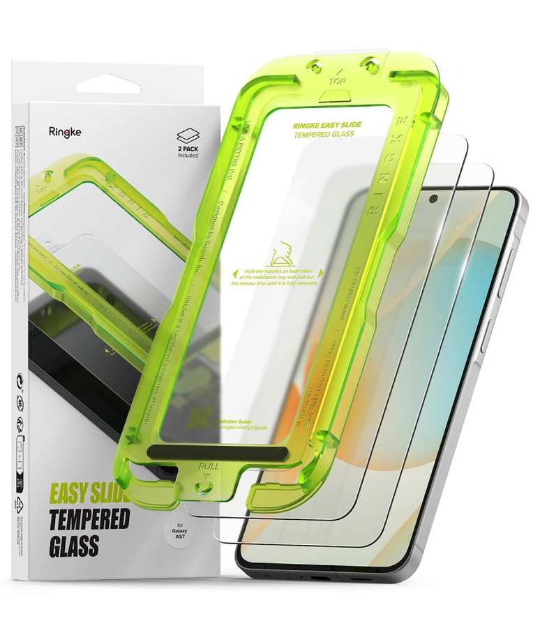 Rūdīts stikls RINGKE EASY SLIDE 2-PACK GALAXY A57 5G caurspīdīgs