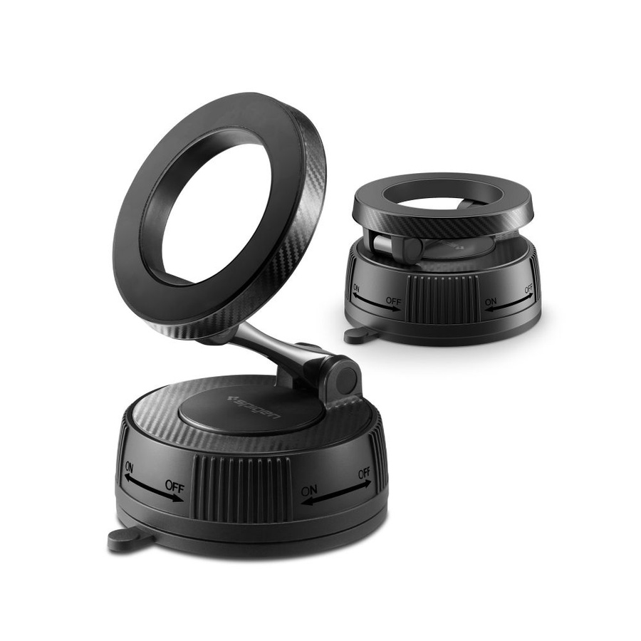 SPIGEN MFT36 VACUUMLOCK MAGNETIC MAGSAFE automašīnas turētājs melns