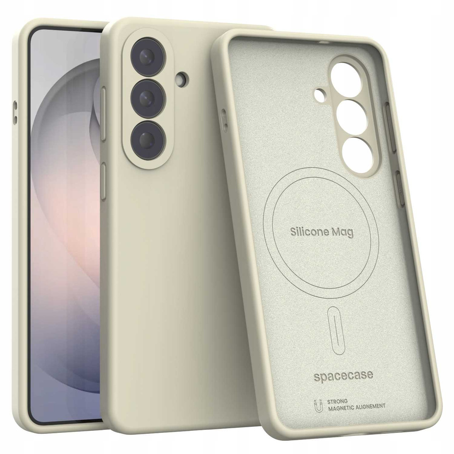 Spacecase Etui Silicone Mag Galaxy S26+ beige
