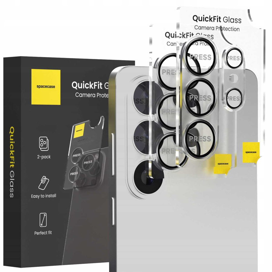 Spacecase Szkło na aparat QuickFit Camera Galaxy S26 Ultra silver