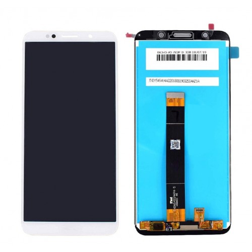 LCD Displejs Saderīgs ar Huawei Y5 2018 Balts HQ