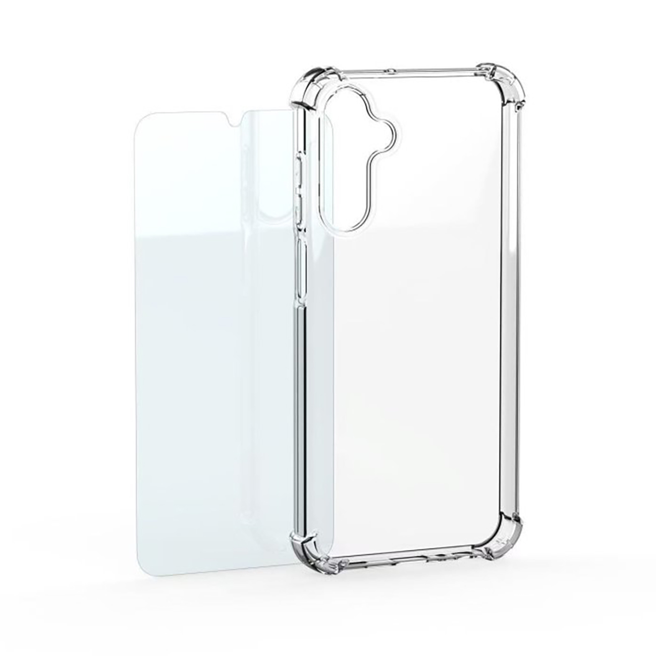 Samsung by Mobeen Clear Cover maciņš + Tempered Glass Set Samsung Galaxy S26+ - caurspīdīgs