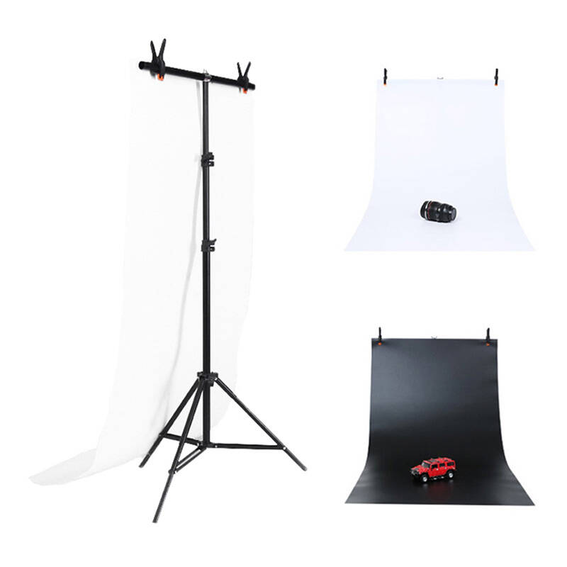 Puluz foto studijas fona turētājs 70x200cm + foni 2 gab. DCA0976
