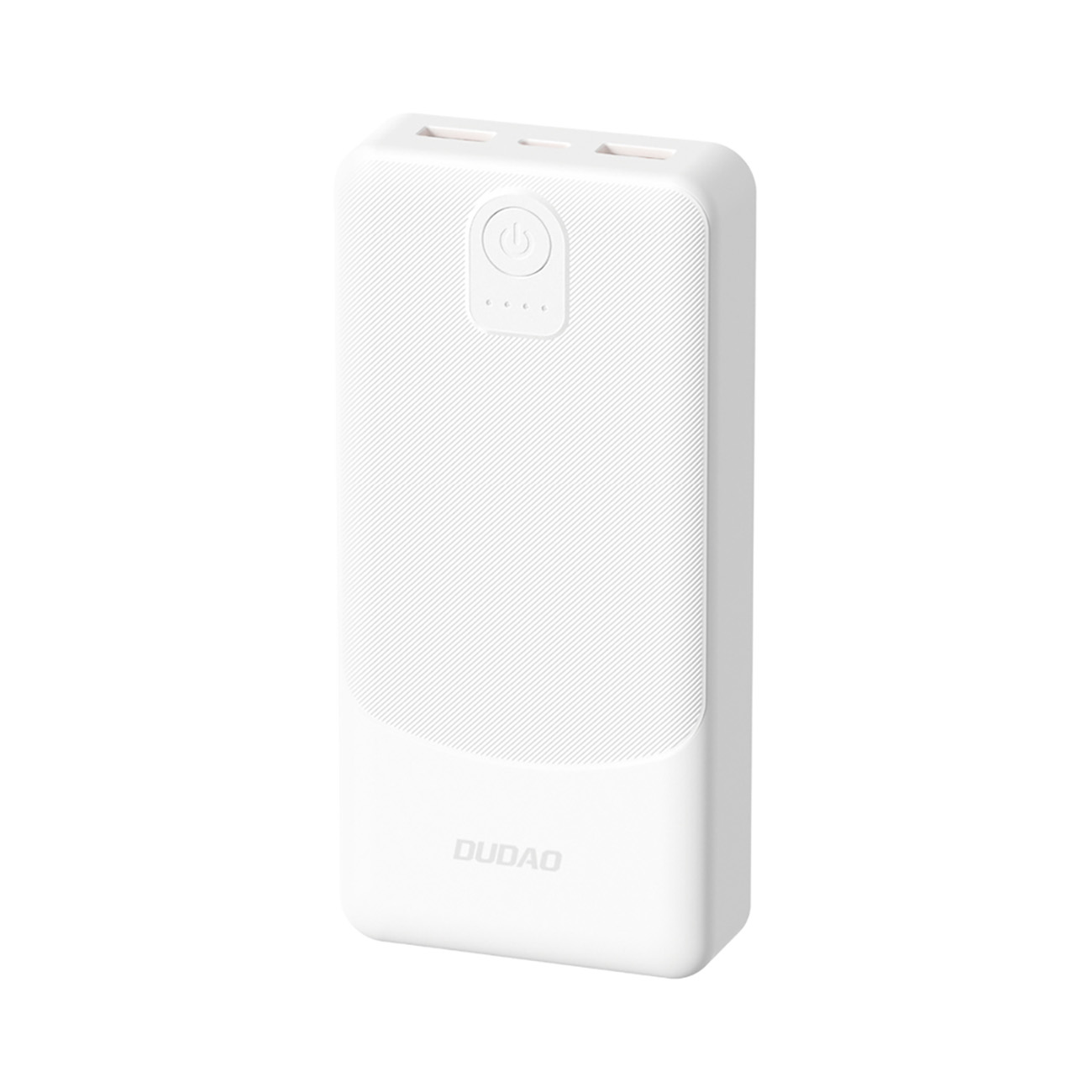 Dudao K10Pro portatīvais lādētājs 2.4A 20000mAh 2 x USB-A - balts