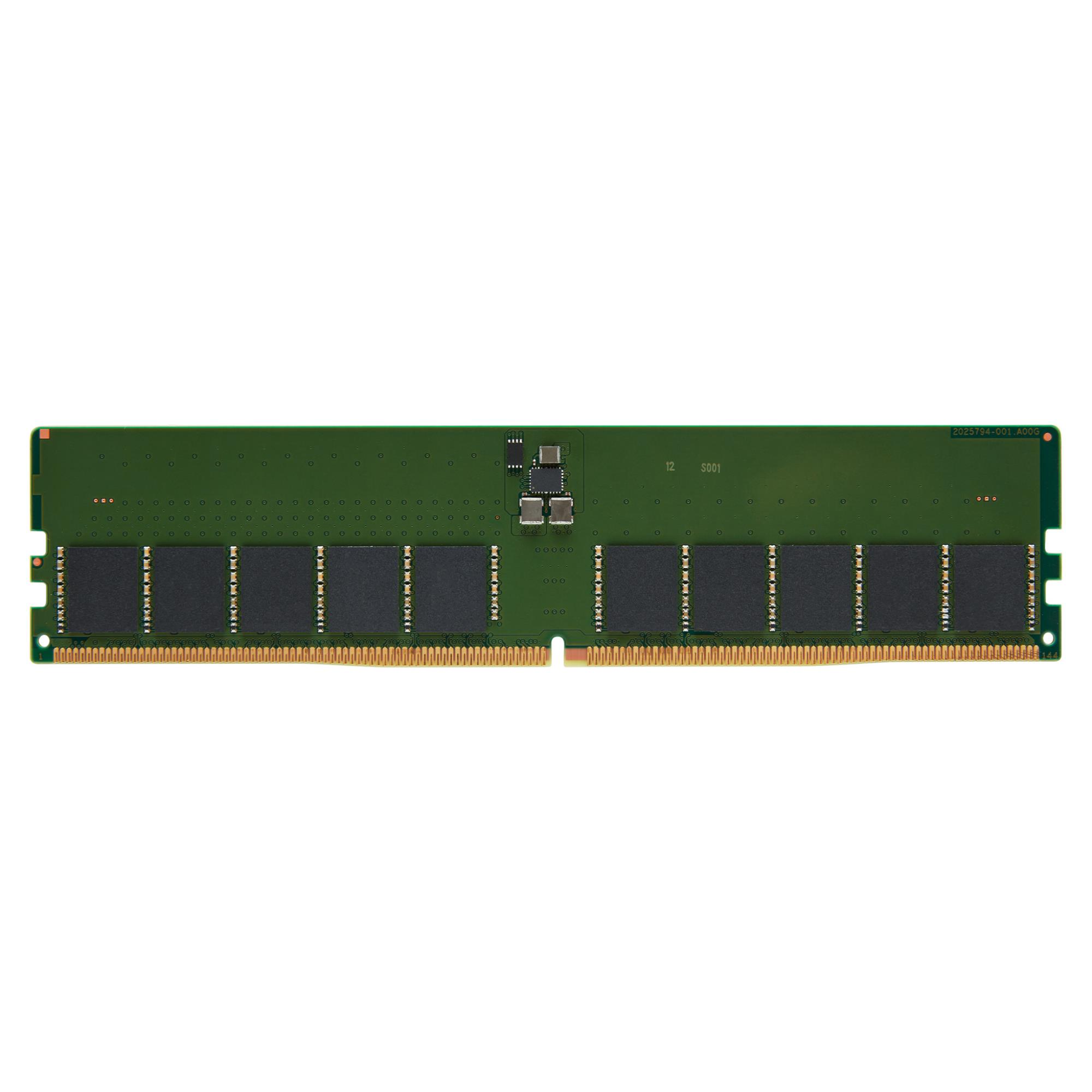Kingston servera atmiņas modulis DDR5 32GB Unbuffered ECC CL 46 288-pin DIMM