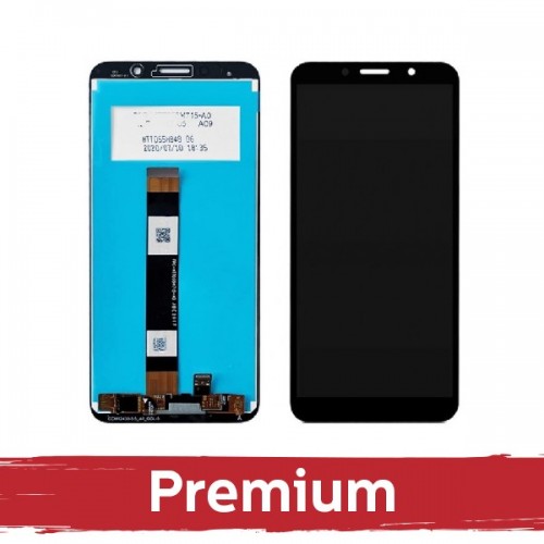 LCD Displejs Saderīgs ar Huawei Y5P / Honor 9S Melns OEM