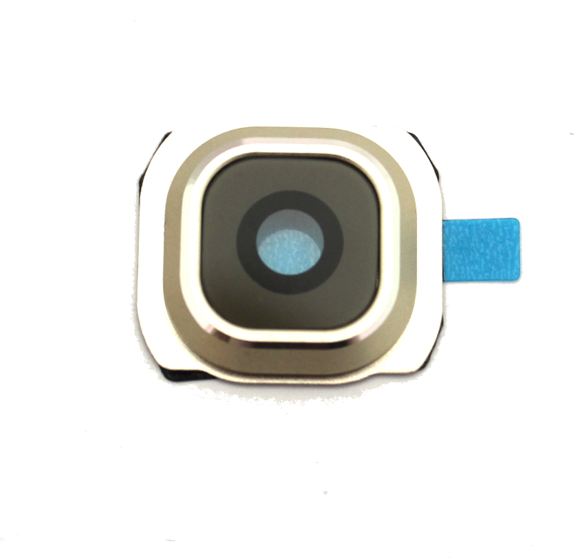 Samsung G920 S6 lens priekš camera ar frame zeltains HQ