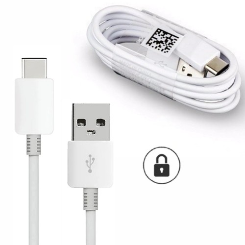 USB Kabelis Samsung EP-DG970BBE S10 Balts Original (Type-C)