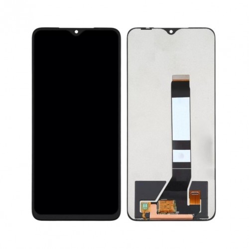 LCD Displejs Saderīgs ar Xiaomi Redmi 9T / Poco M3 Melns HQ